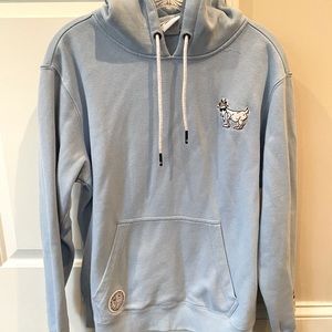 GOAT mens small hooded sweatshirt